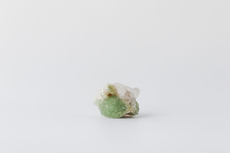 Prehnite in Quartz